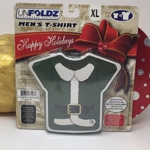 New Christmas Mens T-shirt Gift XL Expandable